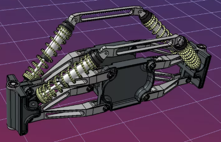 atvһsuspensionһsystem���B�U�Ғ�3D��ģ�D�� STEP��ʽ