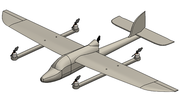 Skysurfer�̶�����ֱ�𽵟o�˙Cģ��3D�D�� Solidworks�OӋ