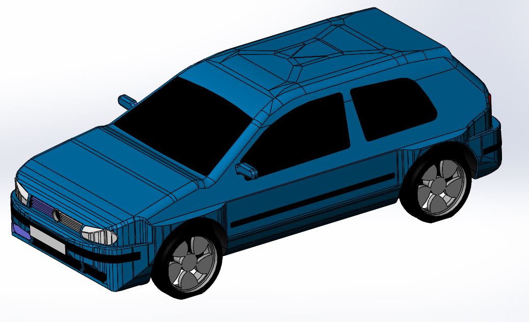 volkswagenһcar�I܇����܇��3D��(sh��)ģ�D�� Solidworks�O(sh��)Ӌ