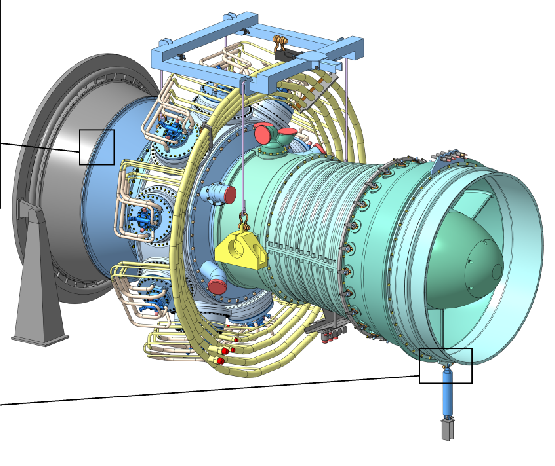 RB211 Gas turbineȼ��݆�C3D��ģ�D�� STP��ʽ
