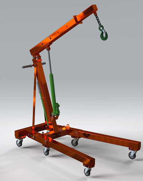 guinchoһhidraulico����Һ�����ؙC3D��ģ�D�� Solidworks�OӋ