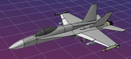 Fһ18 ���S��(Hornet)��(zh��n)���C(j��)ģ��3D�D�� IGS��ʽ