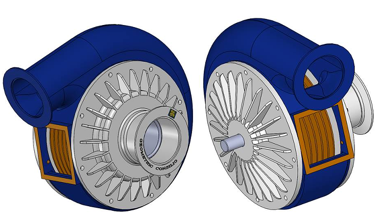 turbo machinery�u݆�C(j��)��(g��u)3D�D�� Solidworks�O(sh��)Ӌ(j��)