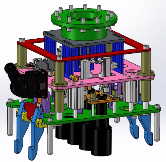 ƿ�޺�ƿ��ץȡ3D��ģ�D�� Solidworks�OӋ