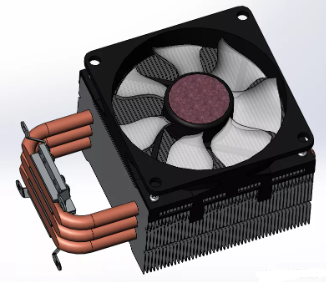 CPUɢ����3D�D�� Solidworks�O(sh��)Ӌ