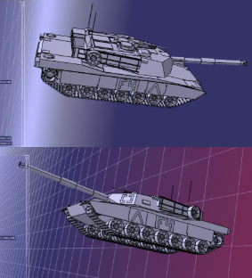 M1A1 Abrams̹��ģ��3D�D�� STEP��ʽ