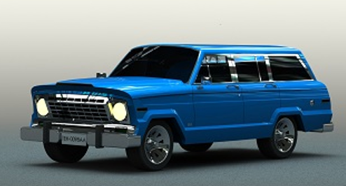 Jeep Cherokee Chief�����Z����܇ģ��3D�D�� STEP��ʽ