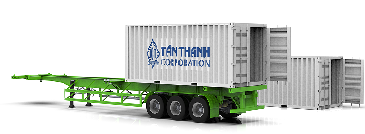 TRAILER 45FT 45Ӣ�߼��b����܇3D��ģ�D�� STEP��ʽ