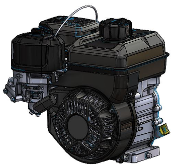 Briggs &amp;amp; Stratton XR550�l�әC3D��ģ�D�� Solidworks�OӋ STP��ʽ