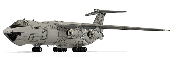 ILYUSHIN ILһ78������һ78���м��͙C(j��)3D��(sh��)ģ�D�� STEP��ʽ