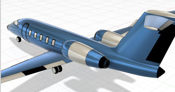 Learjet 55�p�l�u�����͹��ՙCģ��3D�D�� STP��ʽ