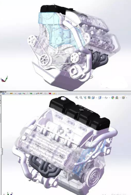3.2T V6��܇�l�әC���S��ģ�D�� Solidworks�OӋ
