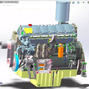 MTU���Ͱl�әC���Δ�ģ�D�� Solidworks�OӋ