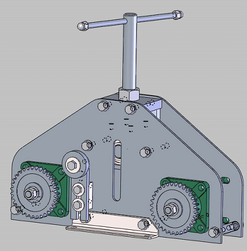 tubeһbender��돽���ܙC��(g��u)3D�D�� Solidworks�O(sh��)Ӌ �����̈D