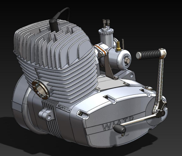 W2AĦ��܇�l�әCģ��3D�D�� STEP��ʽ