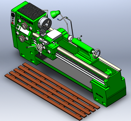 Stanok tokarnaya�C��ģ��3D�D�� Solidworks�OӋ