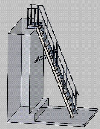 staircase�≦䓽Y������3D�D�� IGS��ʽ