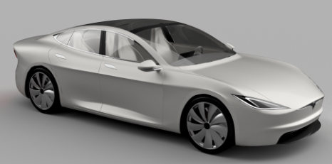 Tesla Concept��˹���I܇ģ��3D�D�� STEP��ʽ