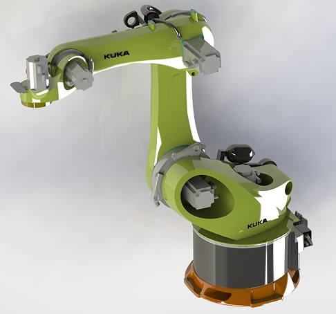 Robot Kuka 470һ3D�Cе������3D�D�� Solidworks�OӋ ��STEP