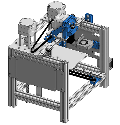 miniһprinterС��3D��ӡ�C(j��)�Y(ji��)��(g��u)3D�D�� STEP��ʽ