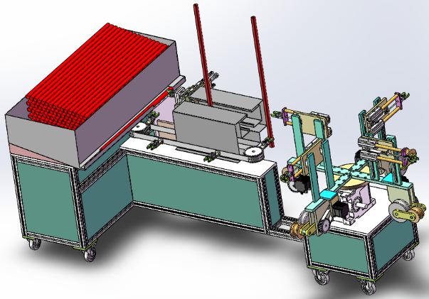 Otomatik�ܵ��ӹ����ܙC(j��)3D��(sh��)ģ�D�� Solidworks�O(sh��)Ӌ(j��)