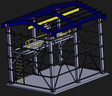 monorailһcabin�����ӵ�䓽Y���S�oƽ�_3D�D�� Solidworks�OӋ ��STEP
