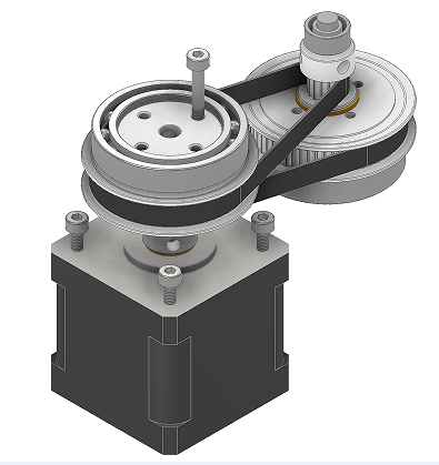 Nema 17 2GT�pƤ���p����3D��ģ�D�� STP��ʽ