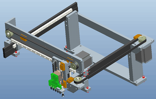 ͬ����݆���Sȡ�ϽY(ji��)��(g��u)�C(j��)е��3Dģ�͈D�� CREO�O(sh��)Ӌ(j��)