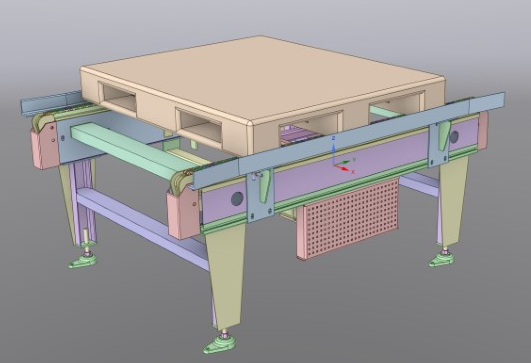 Pallet chain conveyor�бP朰�ݔ�͙C3D��ģ�D�� STP IGS X_B��ʽ