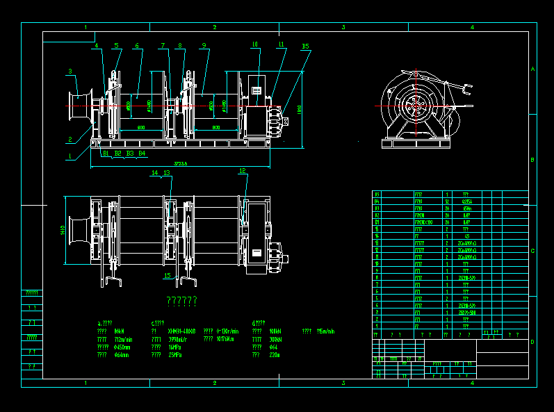 100kN�p��ͲҺ���g܇CAD�O(sh��)Ӌ(j��)�D