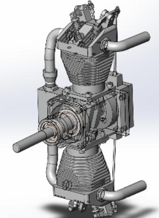Boxerһmotor�ě_�̃ɸװl�әC3D��ģ�D�� Solidworks�OӋ
