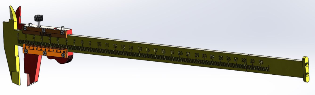 300mm���ߺ���ģ��3D�D�� Solidworks�OӋ