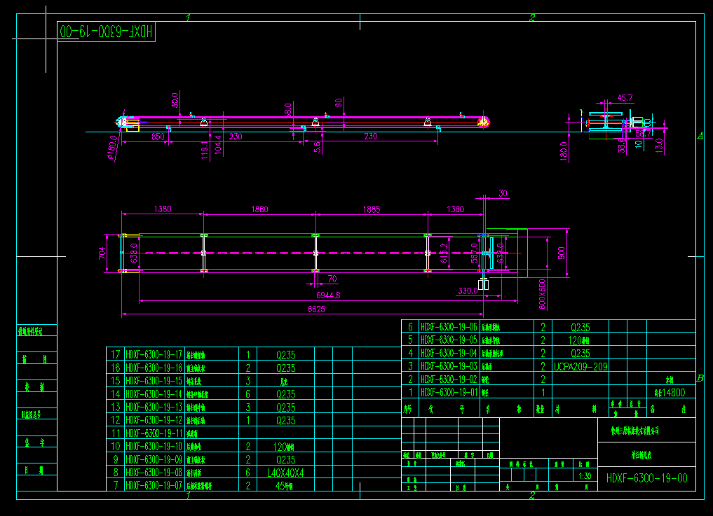 ���L14800mm����CAD���ɈD