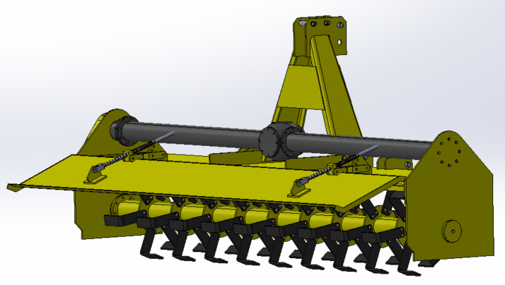 Rotovator�����C��3D�D�� Solidworks�OӋ