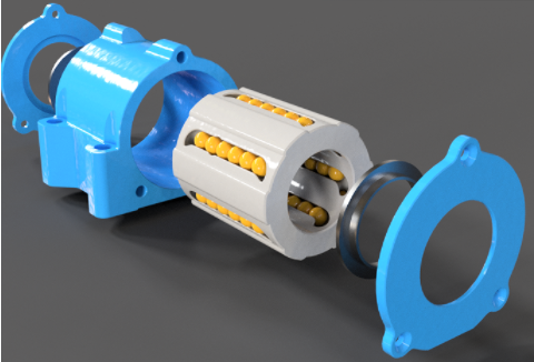 Linear bushing�����r��3D��ģ�D�� STEP��ʽ