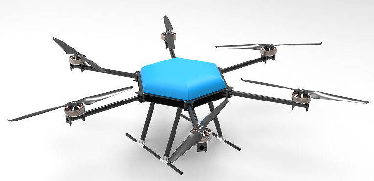 Hexacopter ML5210������C3D��ģ�D�� STEP��ʽ