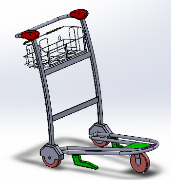Bag trolley��������܇3D��ģ�D�� STEP��ʽ