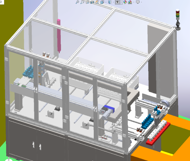 �ܼ��Ԅ�(d��ng)���ϙC(j��)3D��(sh��)ģ�D�� Solidworks18�O(sh��)Ӌ(j��)