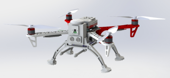 F450 Quadcopter���S�w����3D��(sh��)ģ�D�� STEP igs��ʽ