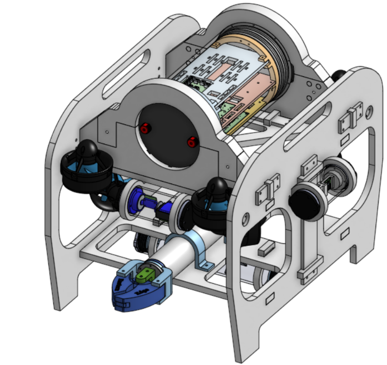 Eastern Edge ROV���C(j��)еצ��ˮ�C(j��)����3D��(sh��)ģ�D�� STEP��ʽ