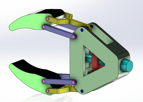 robot arm���יCеצ�A�߽Y��3D�D�� Solidworks�OӋ