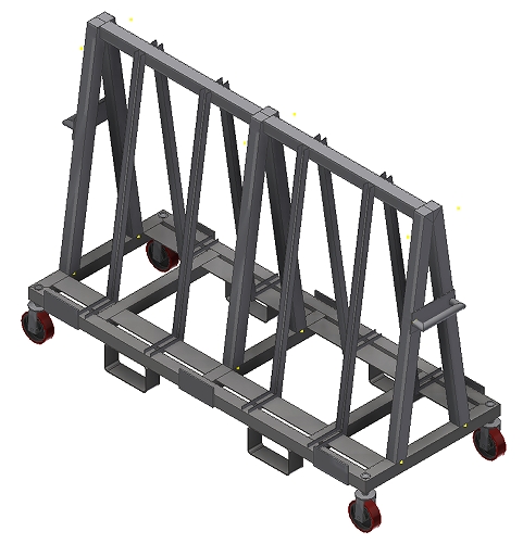 Sheet metal cart�k����܇3D�D�� INVENTOR�O(sh��)Ӌ