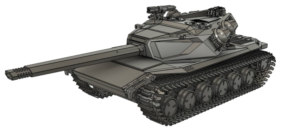 Mkpz 68P��̹��ģ��3D�D�� STEP��ʽ