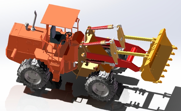 wheel-loader-70݆ʽ�b�d�C3D��ģ�D�� IGS��ʽ