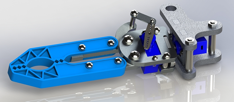 Gripper Arm�C(j��)еצ����(x��)ģ��3D�D�� STEP��ʽ