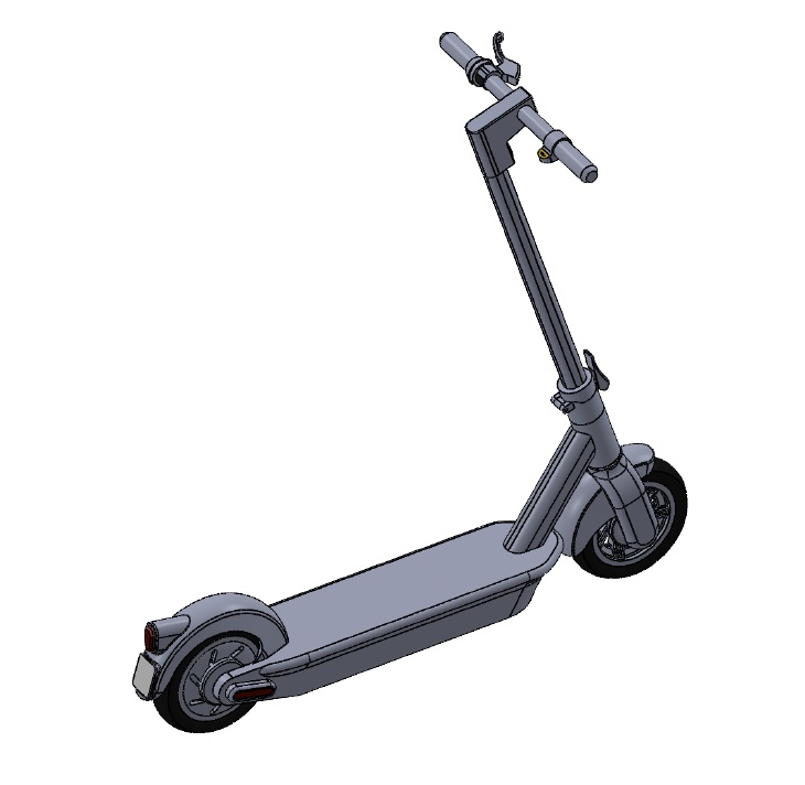 Kickscooter electric늄ӻ���܇3Dģ�͈D�� Solidworks�O(sh��)Ӌ ��STEP