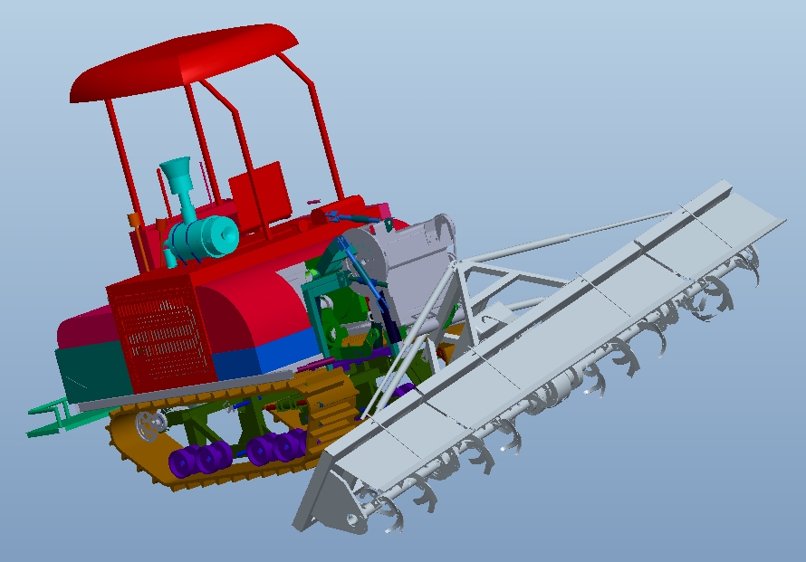 crawler tractor�Ď����������C(j��)3D��(sh��)ģ�D�� STP��ʽ