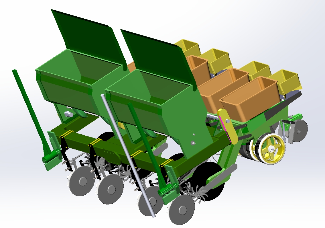 Precision seeder���ܲ��N�C�Y(ji��)��(g��u)3D�D�� STEP��ʽ