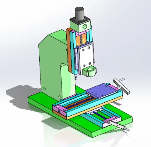 milling machine㊴��Y��ģ��3D�D�� Solidworks�OӋ