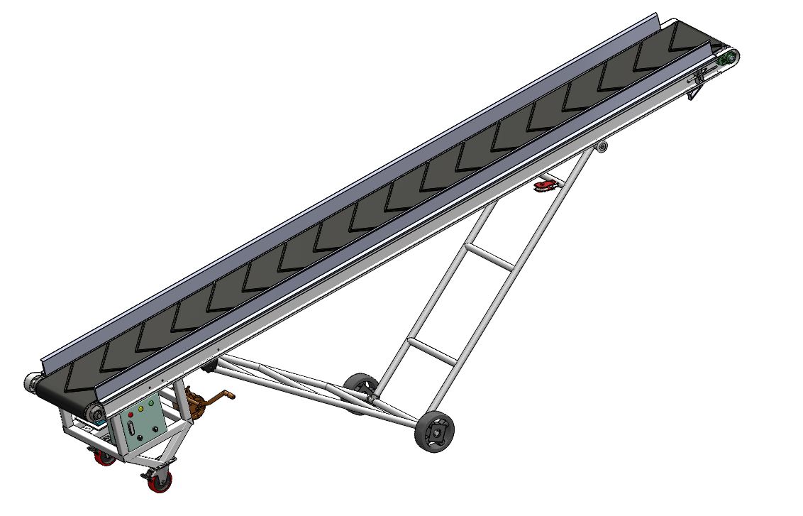 Conveyor+V-ribbed+belt+V�͎����͎�ݔ�͙C3D�D��+STEP��ʽ